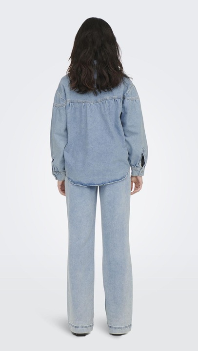 Immagine prodotto Only Polsini con colletto a scomparsa e giacca con bottoni in denim (XS)