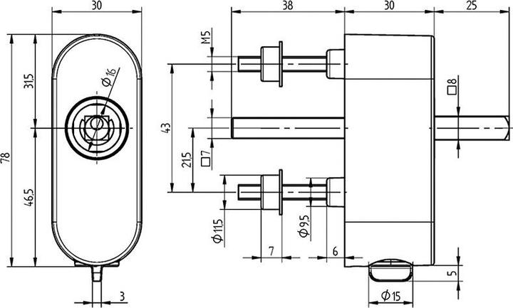 Actual product image Mega Fenstergriff 32.601/41.412.3