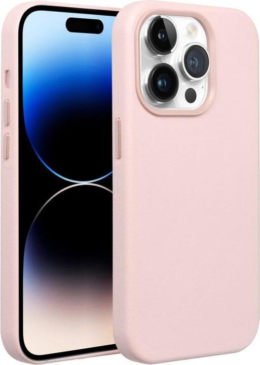 Immagine prodotto OEM Back panel cover LEATHER MAG COVER case for IPHONE 16 Pro Max sand pink (Apple iPhone 16 Pro Max)