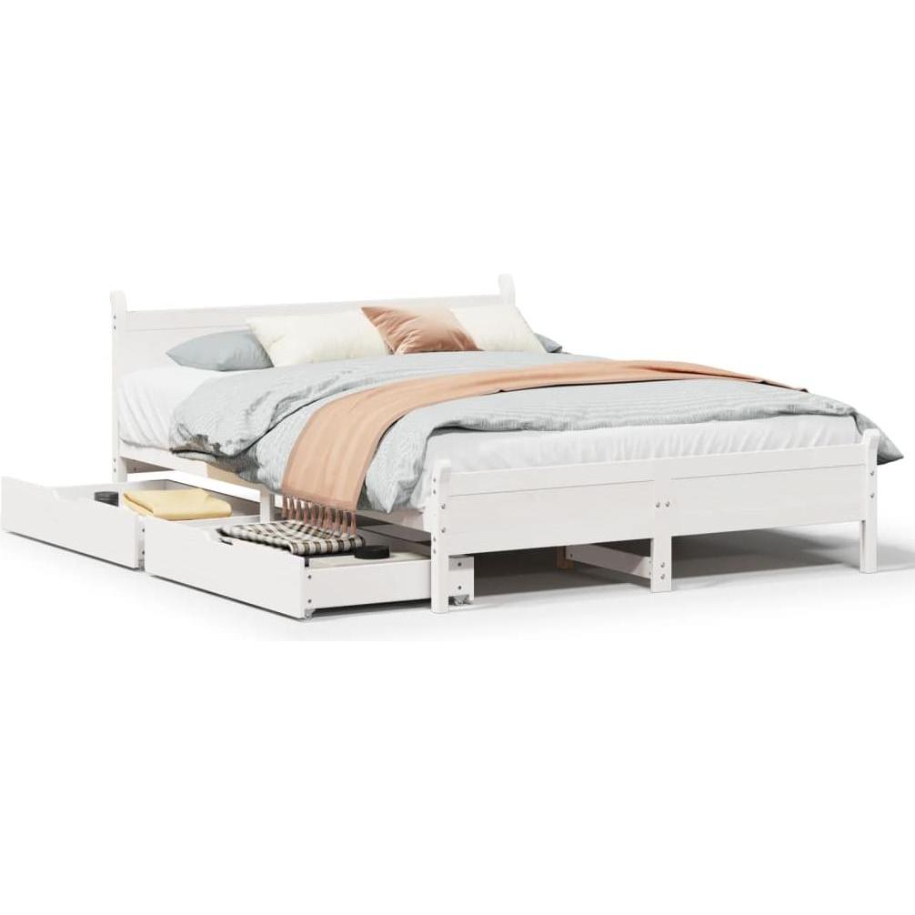 VidaXL, Bett, Bett ohne Matratze (140 x 200 cm)