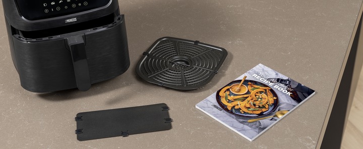 Actual product image Princess Digital Hot Air Fryer 6.5 L with Partition Wall