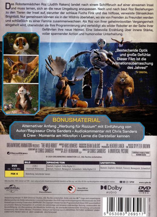 Image du produit Magni Le robot sauvage (DVD, 2024, Allemand)