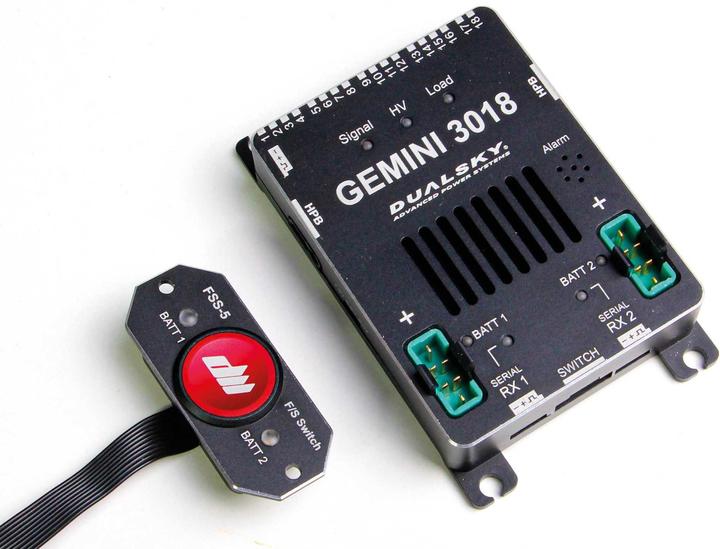 Actual product image Dualsky gemini 3018 battery backer futaba s.bus standard