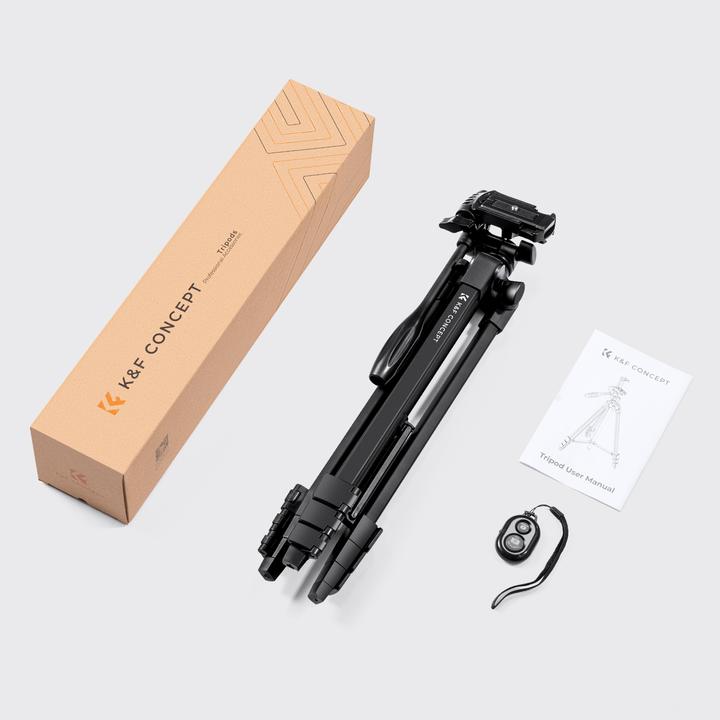 Actual product image K&F Concept B174A1 Magnesium Aluminum Alloy Tripod (Metal)