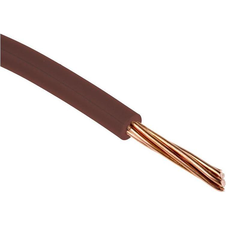 Rs Pro, Kabelleitung, 6491X / H07V-R 1.5mm Brown Cable 100m (100 m)