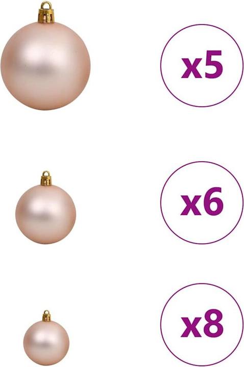 Actual product image vidaXL Künstlicher Baumschmuck (240 cm)