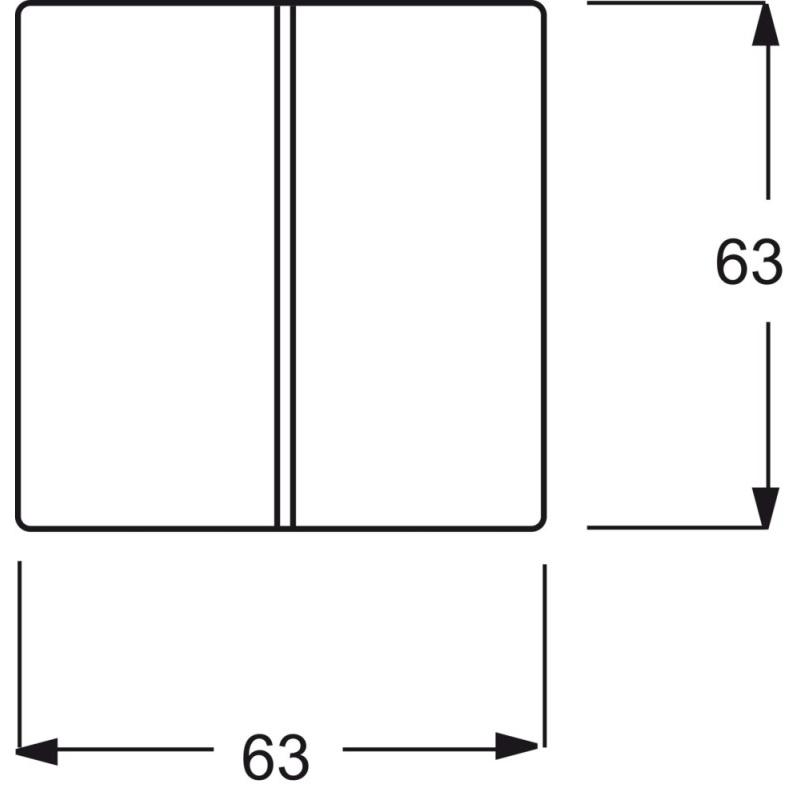 Thumbnail - Busch-Jaeger, Zubehör Schalterprogramm, Wippe mit Aufdruck 2CKA001751A2991