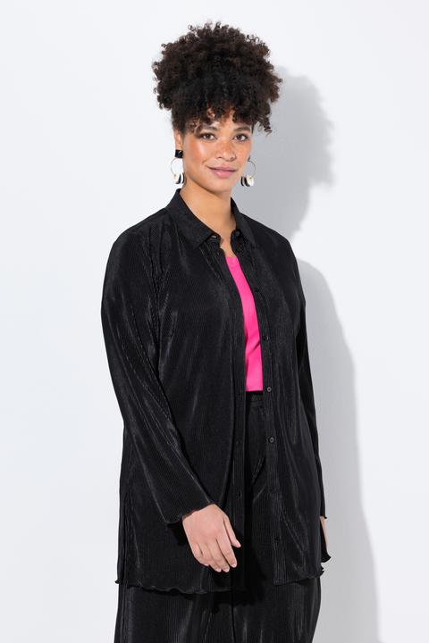 Produktbild Miamoda Plissee-Bluse, A-Linie, weiter Langarm (54)