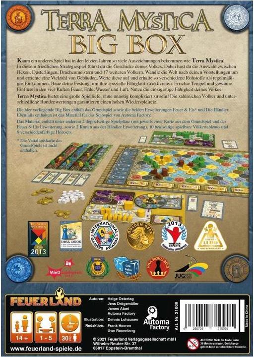 Produktbild Feuerland FEU31009 - Terra Mystica, Big Box, für 1-5 Spieler, ab 14 Jahren (DE-Ausgabe) (Deutsch)