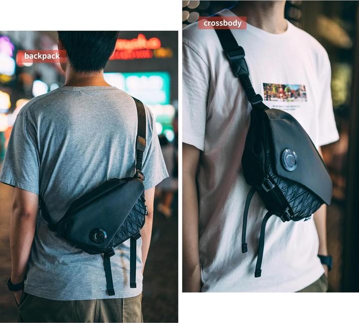 Actual product image VSGO Black Snipe photo shoulder bag (Camera shoulder bag, 4 l)