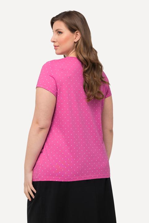 Produktbild Ulla Popken Bellieva-T-Shirts, 2er-Pack, Kurzarm, seitl. Raffung, GOTS (42, 44)