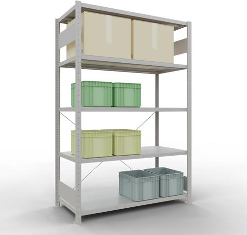 Actual product image Schulte Lagertechnik MULTIplus250 basic racking system with cross braces