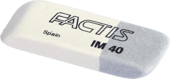 Factis Radiergummi IM40 Grau/Weiss