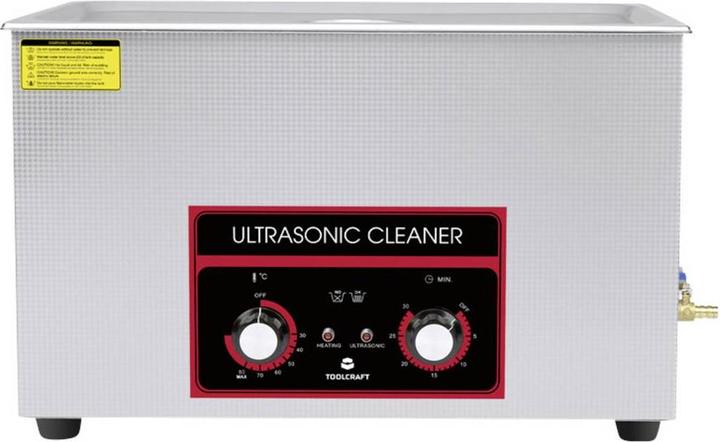 Productafbeelding Toolcraft USC-3000 Ultraschallreiniger Bürobedarf, Schmuck, Werkstatt 600 W 30 l (40 kHz, 30000 ml)