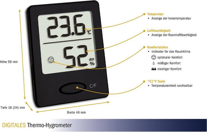 Produktbild TFA Thermo-Hygrometer