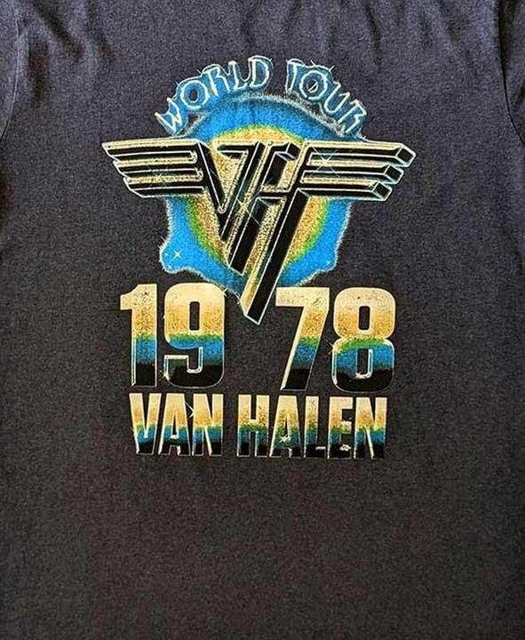 Immagine prodotto Van Halen World Tour '78 Maglietta Adulto Unisex (S)