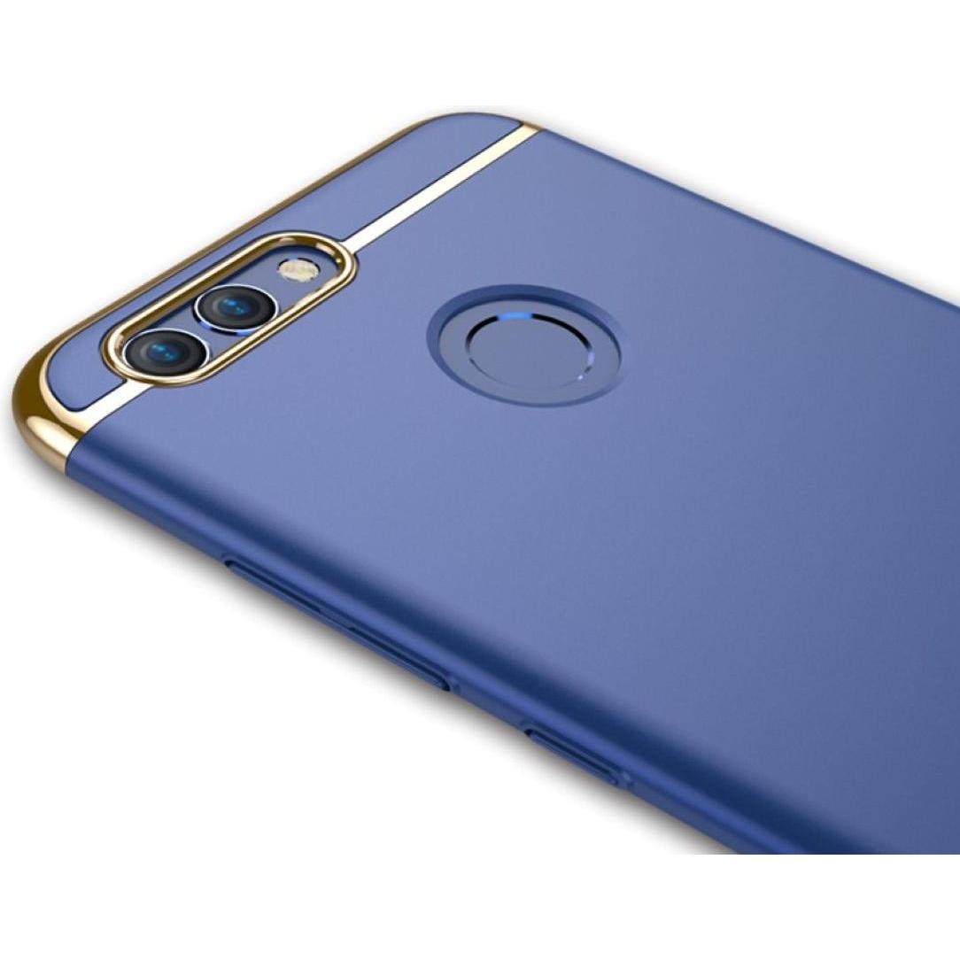 Thumbnail - König Design Huawei Nova 2 Plus Hülle Case Handy Cover Schutz Tasche Schutzhülle Etuis Silber (Huawei Nova 2 Plus), Smar...