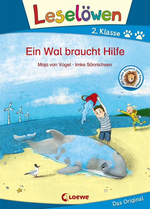 Produktbild Leselöwen 2. Klasse - Ein Wal braucht Hilfe (Deutsch, Maja von Vogel, Imke Sönnichsen, 2020)