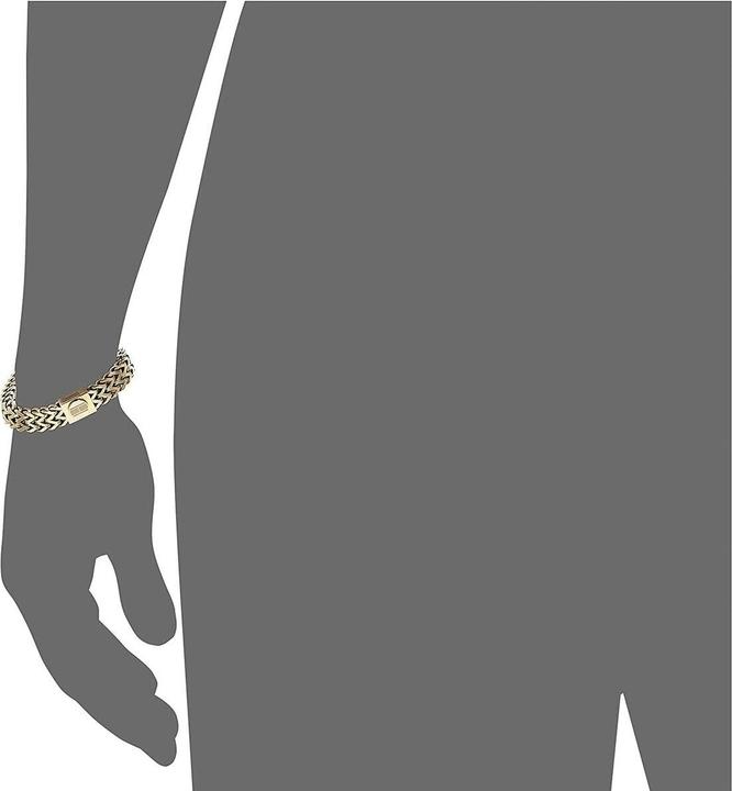 Actual product image Tommy Hilfiger Solid gold-plated steel bracelet TJ2790246 (M) (21 cm, Stainless steel)