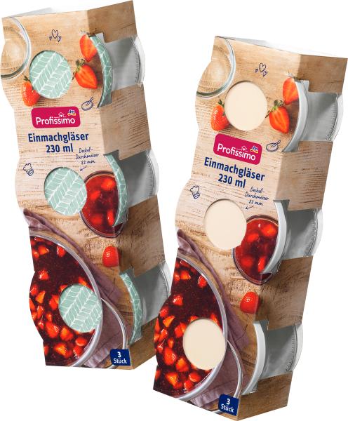 Produktbild dm Profissimo Einmachgläser 230ml