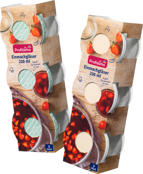 Produktbild dm Profissimo Einmachgläser 230ml