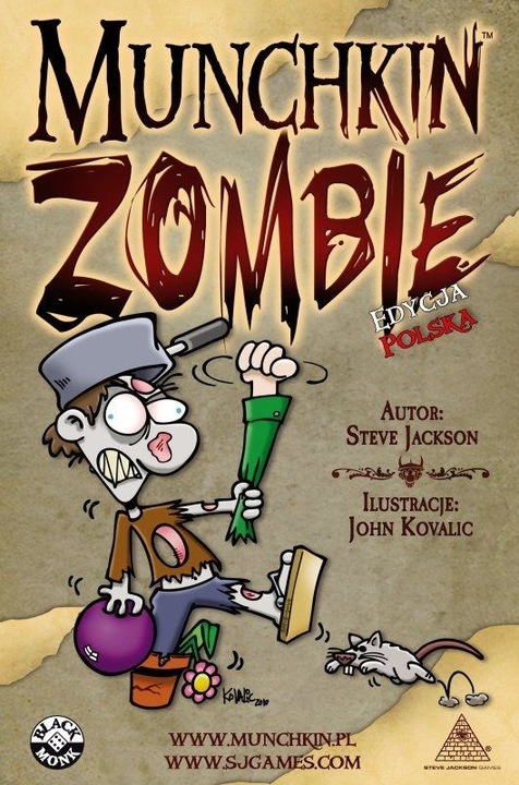 Actual product image Black Munchkin Zombie MONK (Polish)