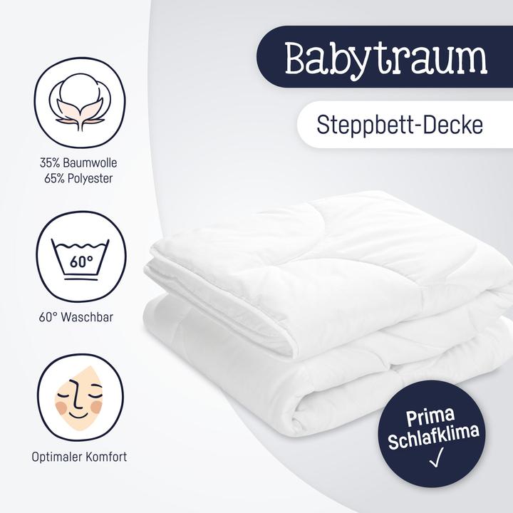 Produktbild Julius Zöllner Duvet Steppdecke, Babytraum (80x80 cm) (80 x 80 cm)