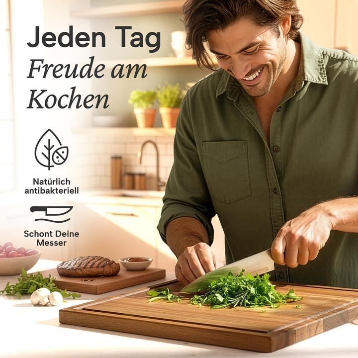 Produktbild Blumtal 3er-Set Schneidebrett mit Ständer