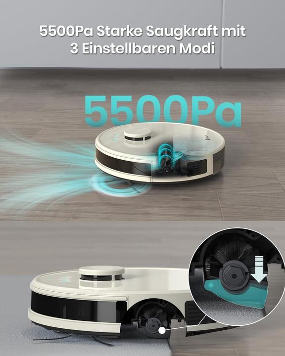 Actual product image Robot Vacuum and Mop (4000 Pa, Wiping cloth)