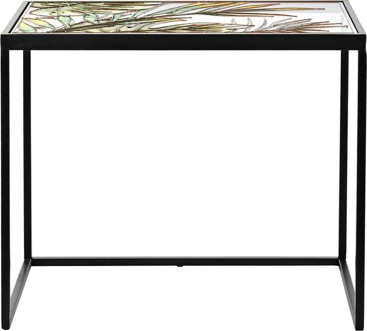 Actual product image DKD Home Decor Set of 3 tables Black Green Golden 60 x 40 x 50 cm