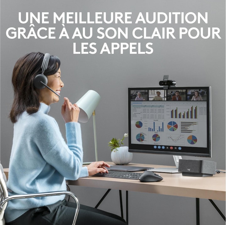 Produktbild Logitech Zone Wireless 2 (Kabelgebunden, Kabellos, USB-C)