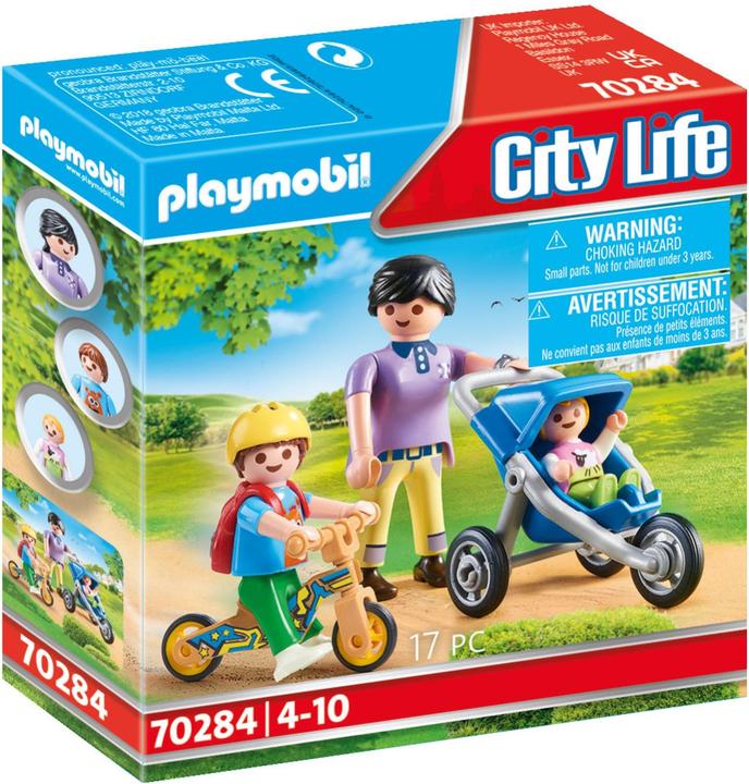 Produktbild Playmobil Mama mit Kindern (70284, Playmobil City Life)
