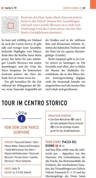 Immagine prodotto on tour Reiseführer Mailand (Tedesco, Susanne Kilimann, 2019)