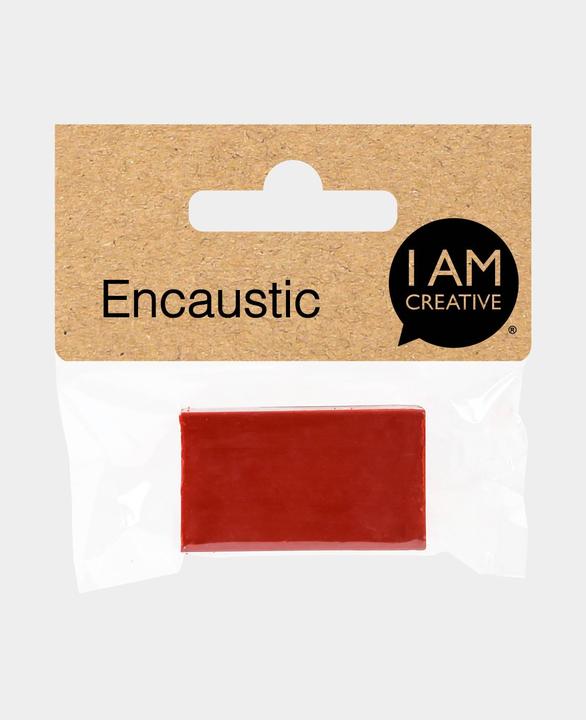 Hobbyring Encaustic bloc de cire simple, vermillon