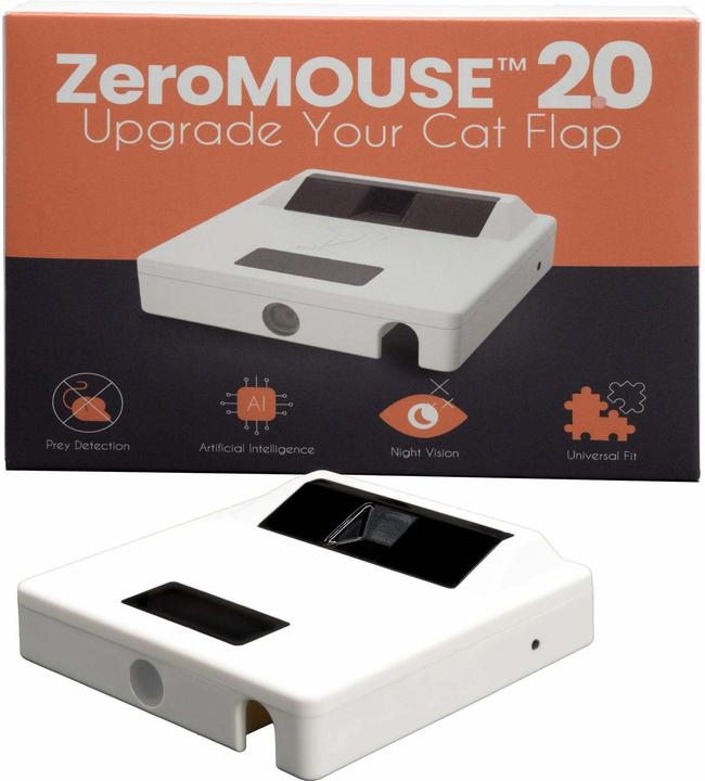Actual product image Zeromouse 2.0 zur Katzenklappe (Microchip Cat Flap)