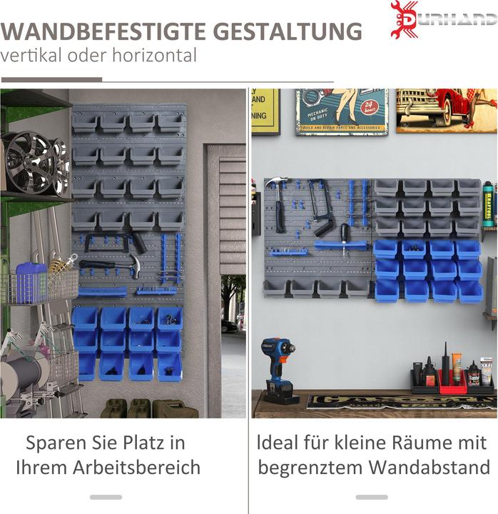 Actual product image Homcom Tool wall set 44 pieces