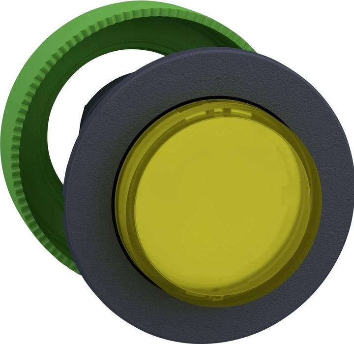 Produktbild APC Frontelement Leuchtdrucktaster, ø30mm, o.Rastung, Taster vorstehend, Gelb, Erhöht