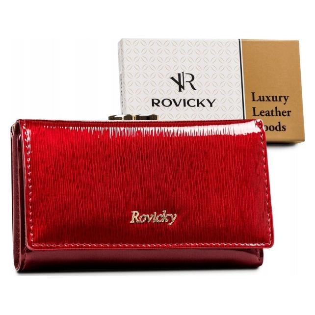 Rovicky, Damen, Portemonnaie, Lederbrieftasche Rfid Rh-23-1-Sh, Rot