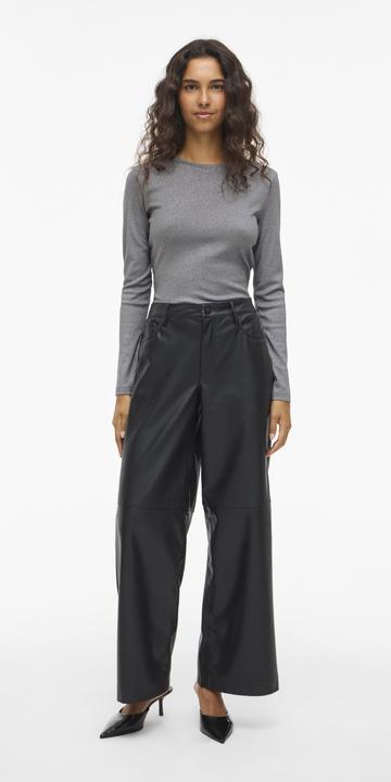 Immagine prodotto Vila VICATREA Rundhals Oberteil mit langen Ärmeln (M)