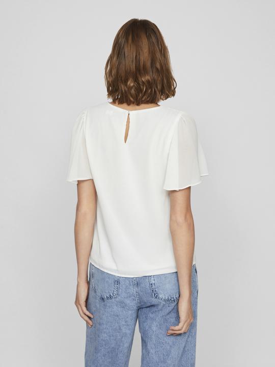 Actual product image Vila Round neck top with short sleeves (36)