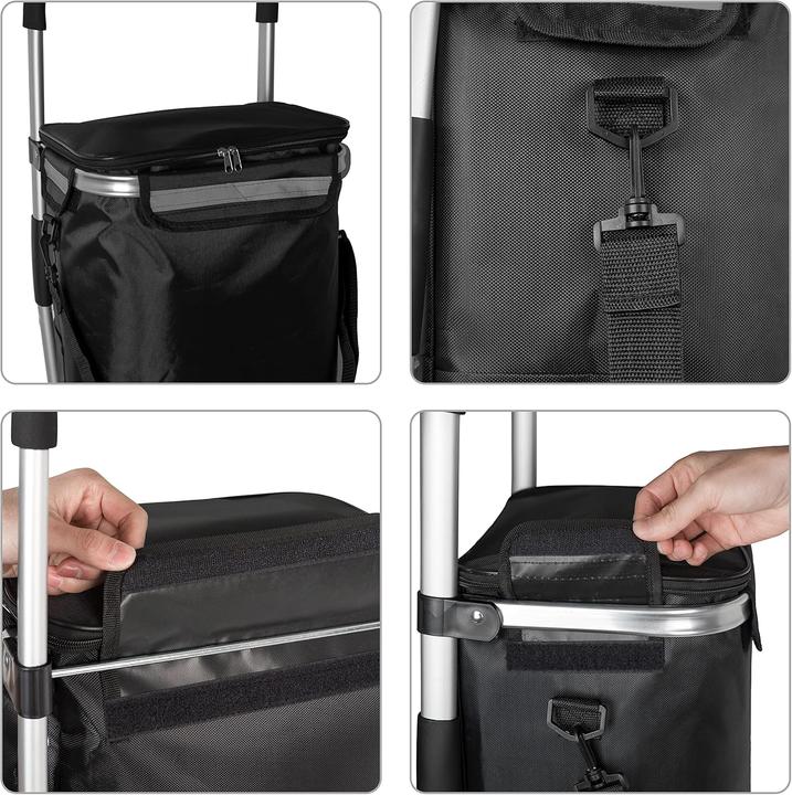 Produktbild Ribelli Einkaufstrolley bis 45Kg, Schwarz