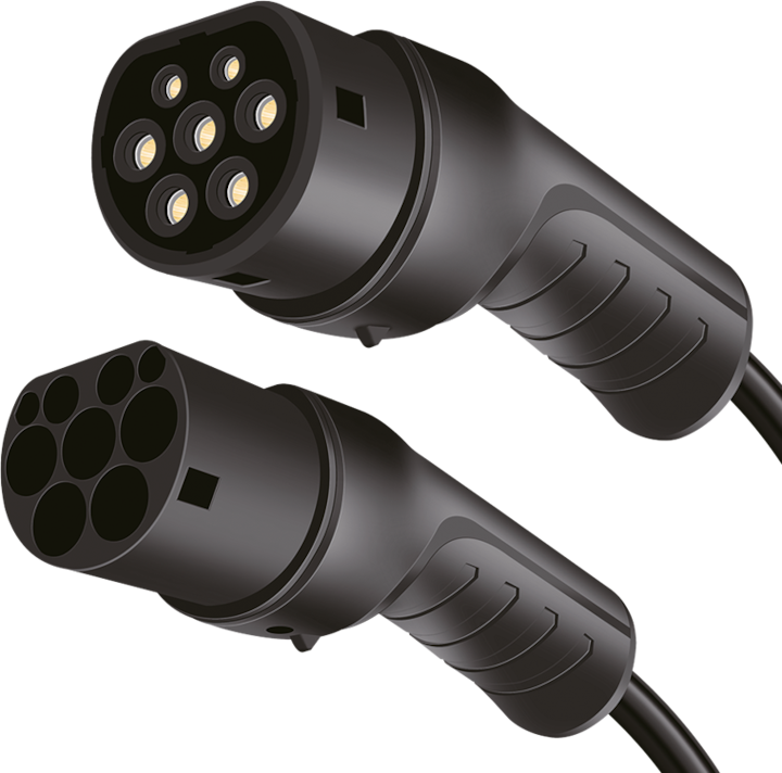 Produktbild LogiLink E-Auto-Ladekabel (Typ 2, 22 kW, 32 A, 5 m)