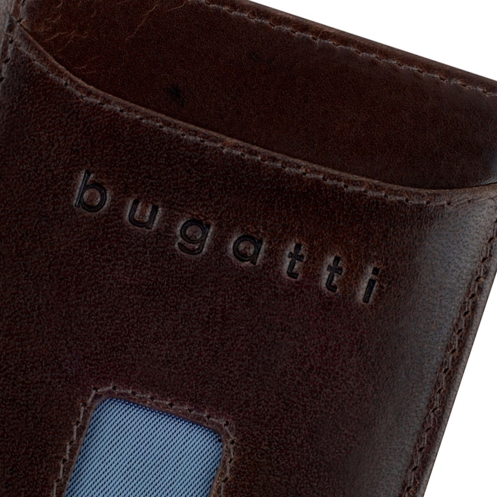 Produktbild Bugatti Secure Slim - RFID Kreditkartenhalter mit Wiener Münzfach Romano