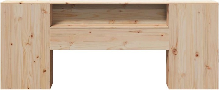 Produktbild VidaXL Kopfteil Bettkopfteil Betthaupt mit Stauraum 200cm Massivholz Kiefer