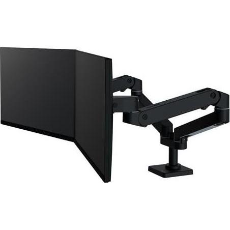 Thumbnail - Ergotron LX PRO ARM DUAL SIDE-BY-SIDEblack (Tisch, 27"), Monitor Halterung, Schwarz
