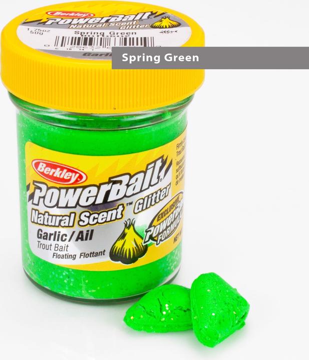 Image du produit Berkley Powerbait Natural Scent Garlic Spring Green (parfum naturel d'ail)