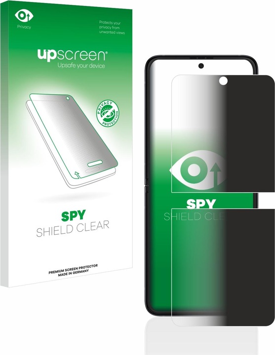 Actual product image upscreen Anti-spy privacy film Blue light protection film (1 Piece, Samsung Galaxy Z Flip3)