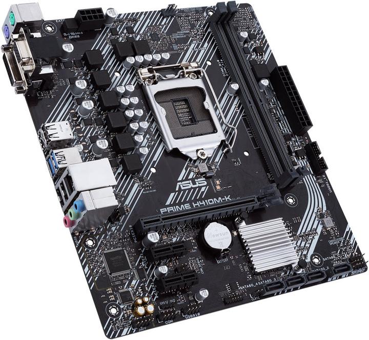 Actual product image ASUS PRIME H410M-K, Intel H410 motherboard - socket 1200 (LGA 1200, Intel H410, mATX)