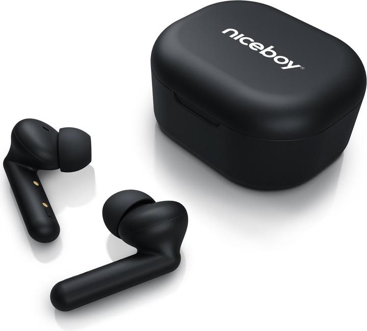 Actual product image Niceboy HIVE Pins 3 black (10 h, Wireless)