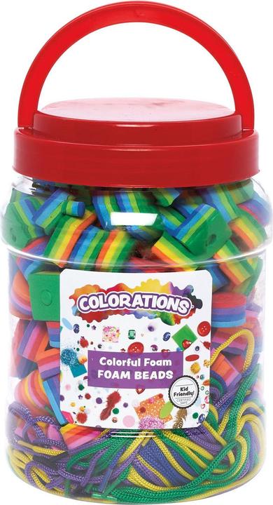 Colorations - Schaumstoffperlen-Set - 200 Stück.